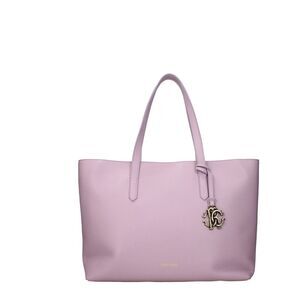 Roberto Cavalli Pink Leather Shoulder Women's Bag